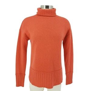 Charter Club Cashmere Turtleneck Sweater Clementine Knit Pullover